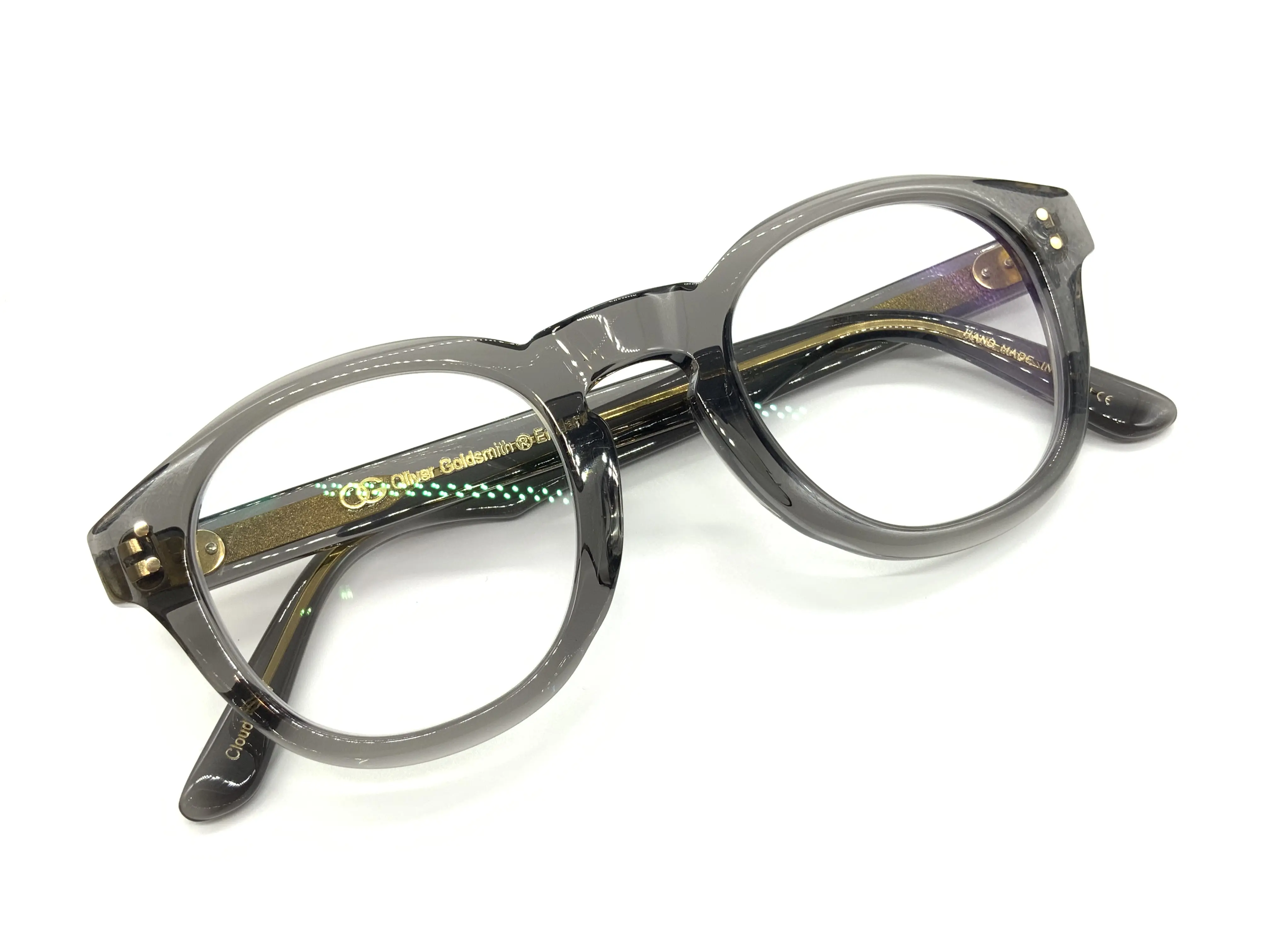 OG×OLIVER GOLDSMITH クリア フレーム グレー huillinaventura.cl